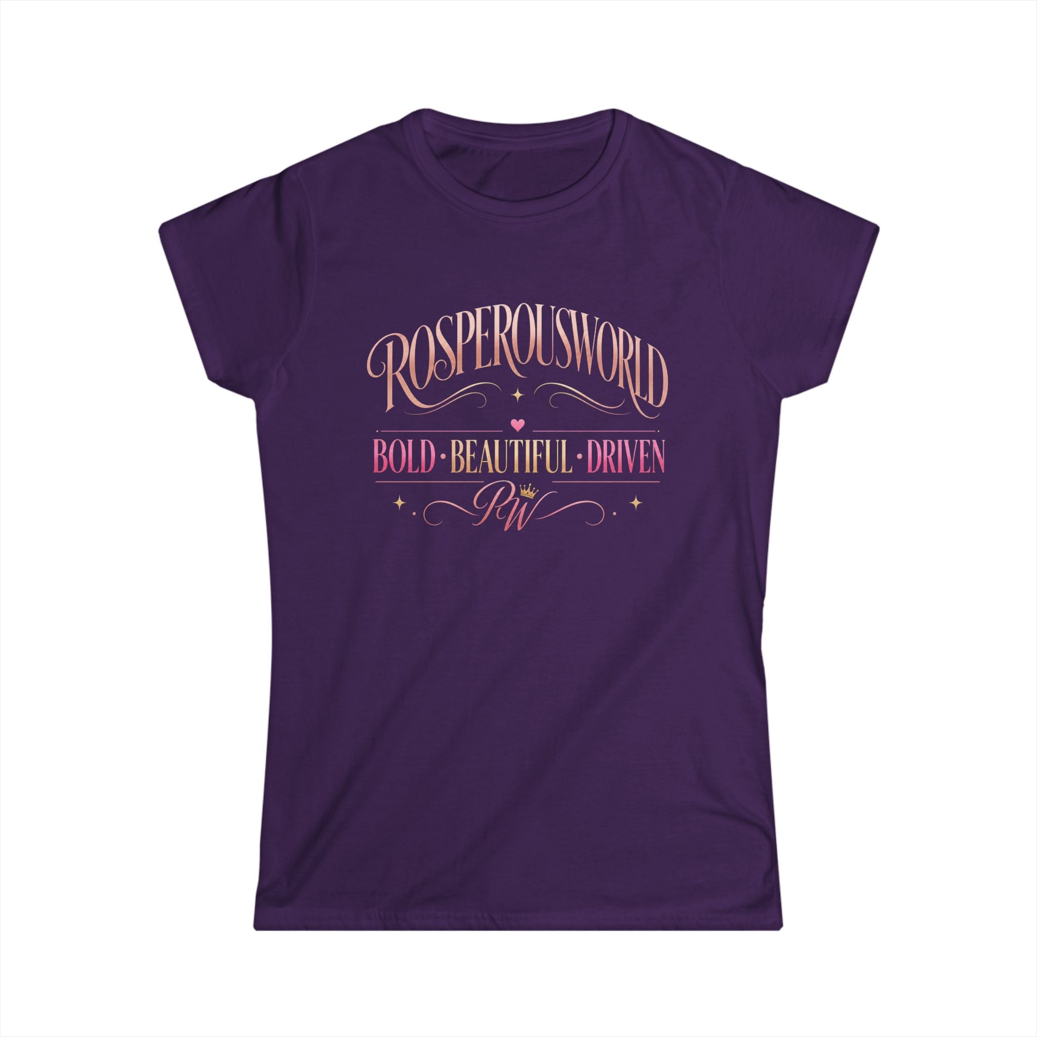 Inspirational Women's Tee — "Running to a New World: Bold, Brave, Driven"