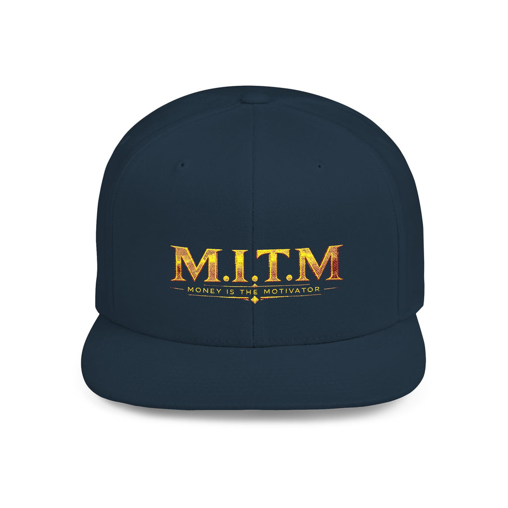 M.I.T.M. Gold Foil Flat Bill Snapback Hat — Stylish Urban Baseball Cap