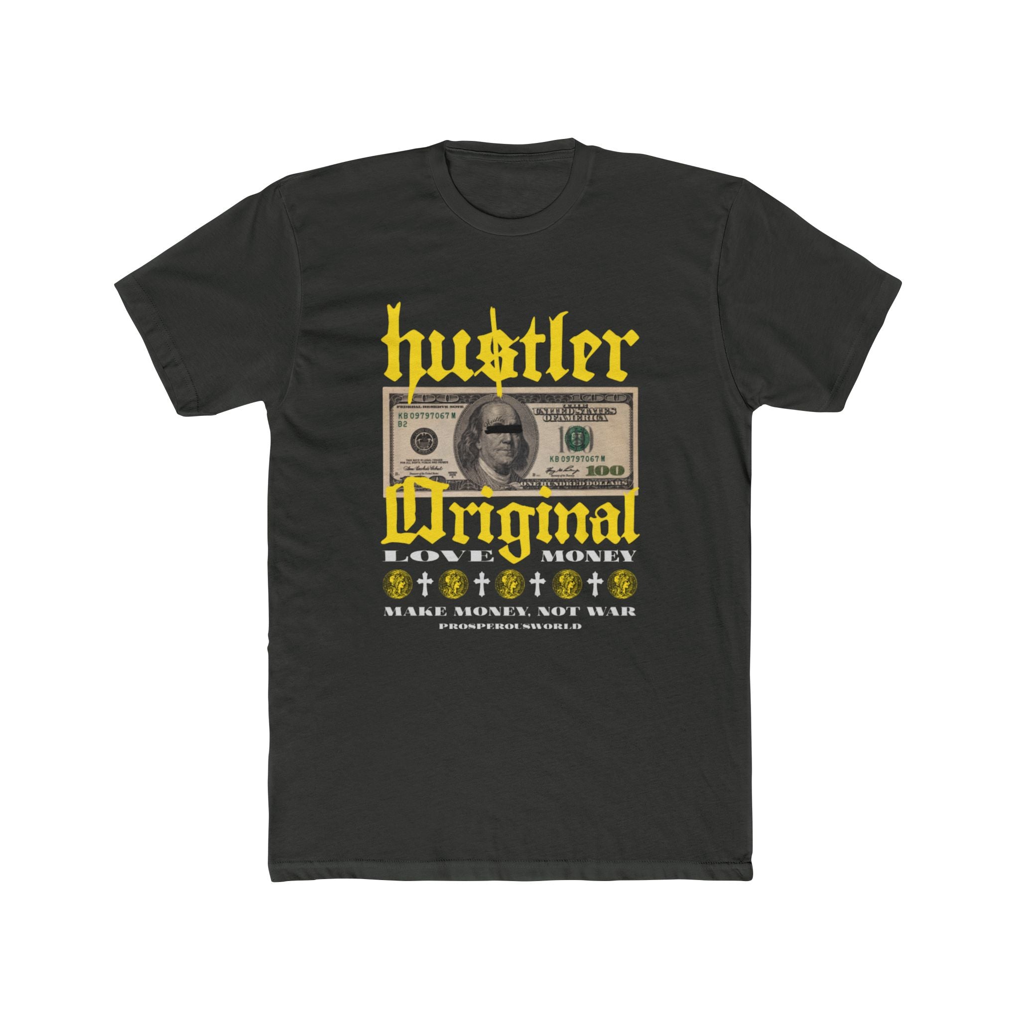 Hustler Original Money Tee — Graphic Dollar Bill Streetwear T-Shirt