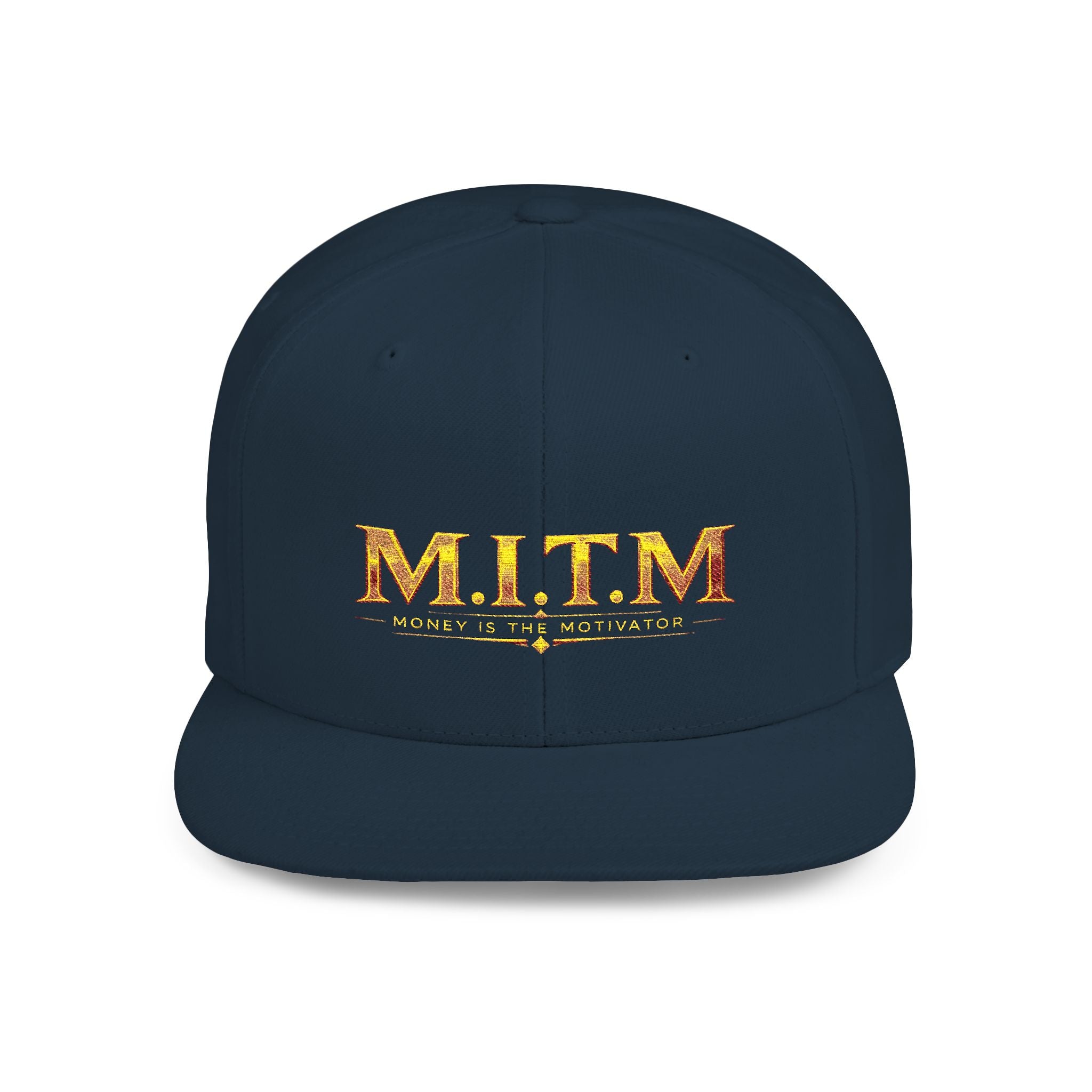 M.I.T.M. Gold Foil Flat Bill Snapback Hat