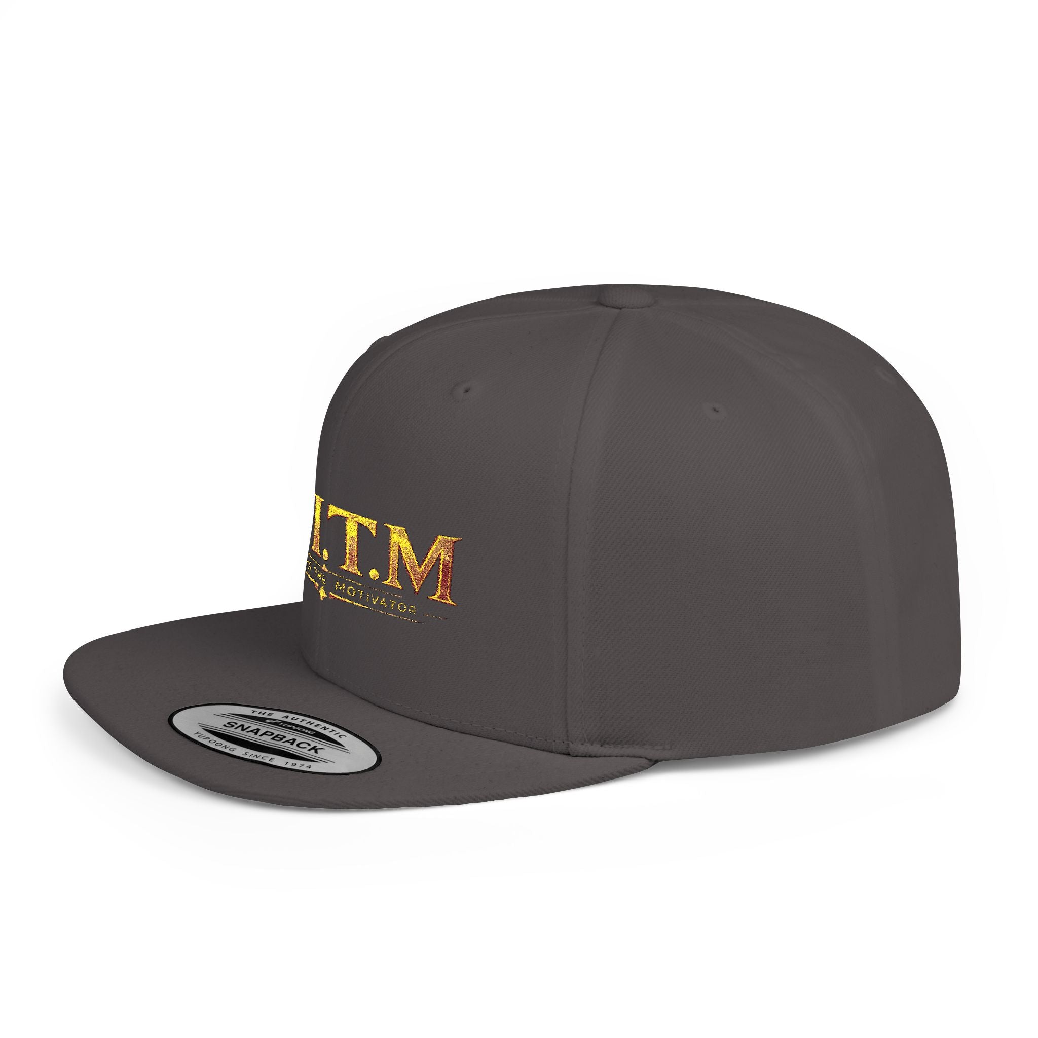 M.I.T.M. Gold Foil Flat Bill Snapback Hat