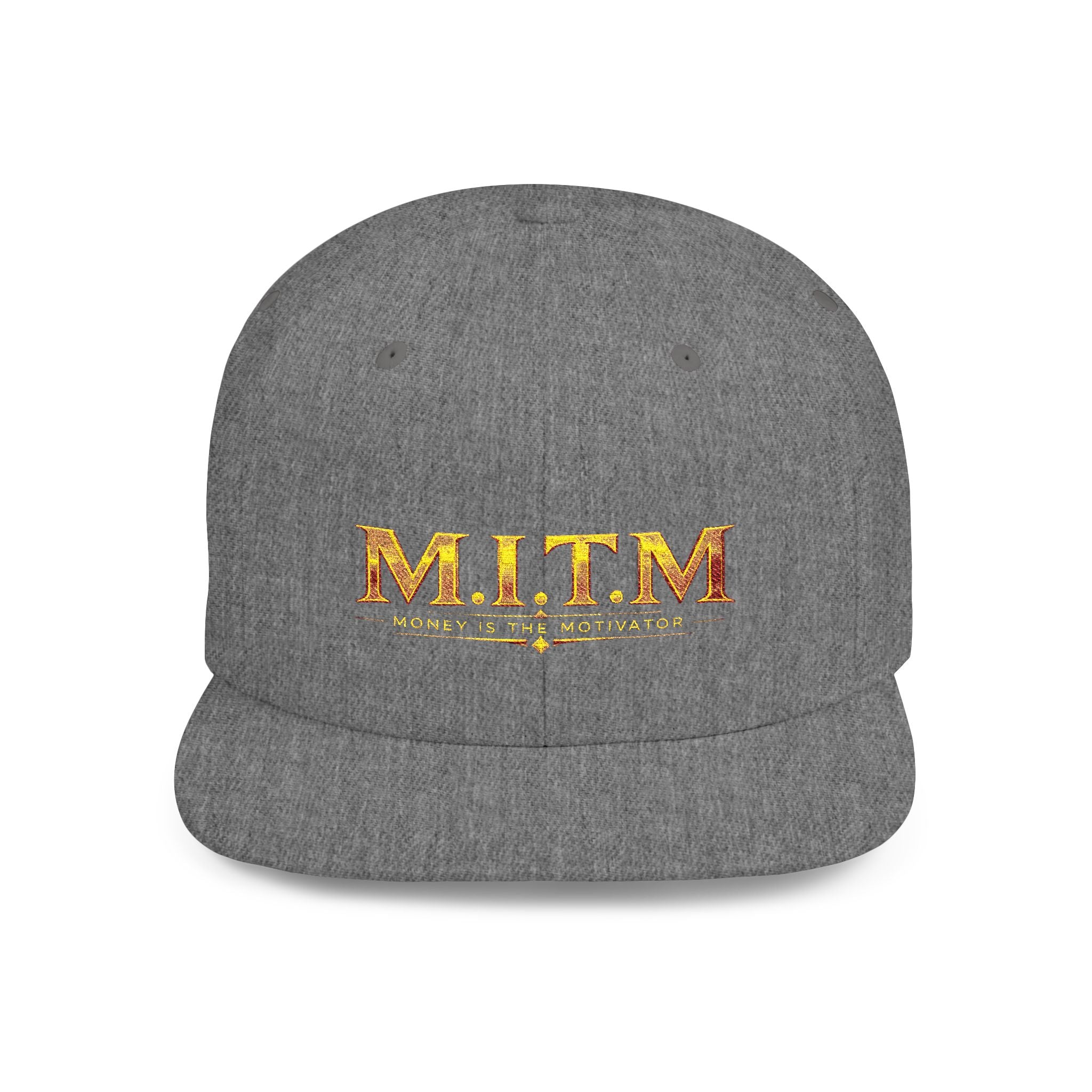 M.I.T.M. Gold Foil Flat Bill Snapback Hat