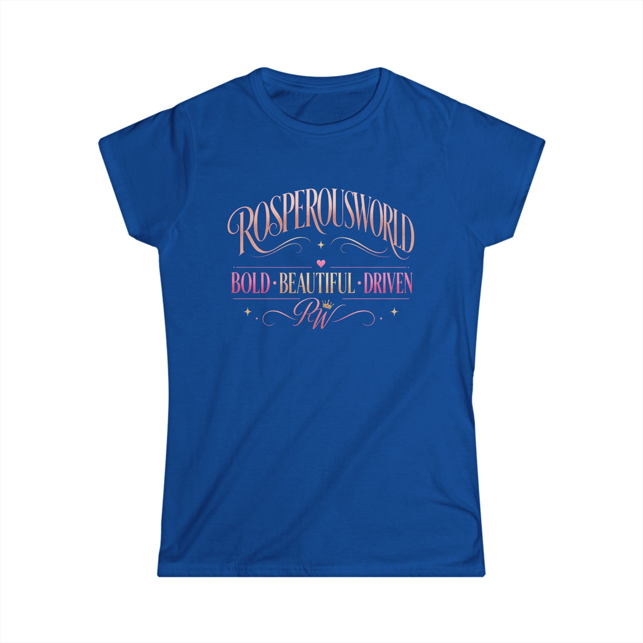 Inspirational Women's Tee — "Running to a New World: Bold, Brave, Driven"