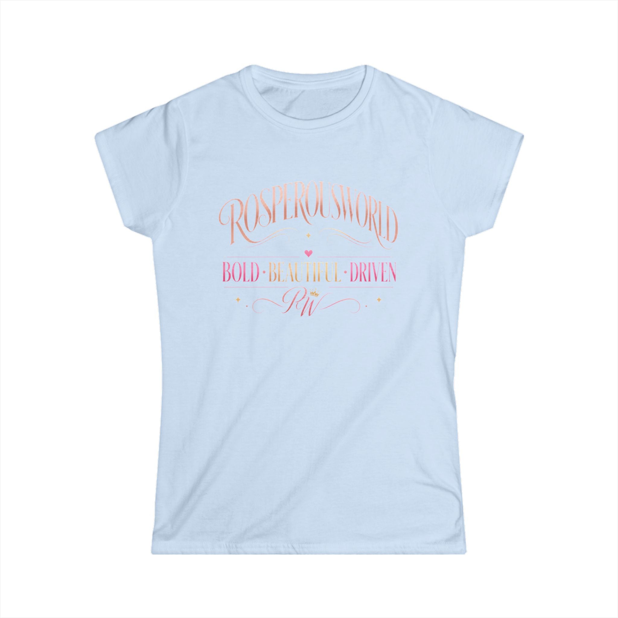 Inspirational Women's Tee — "Running to a New World: Bold, Brave, Driven"