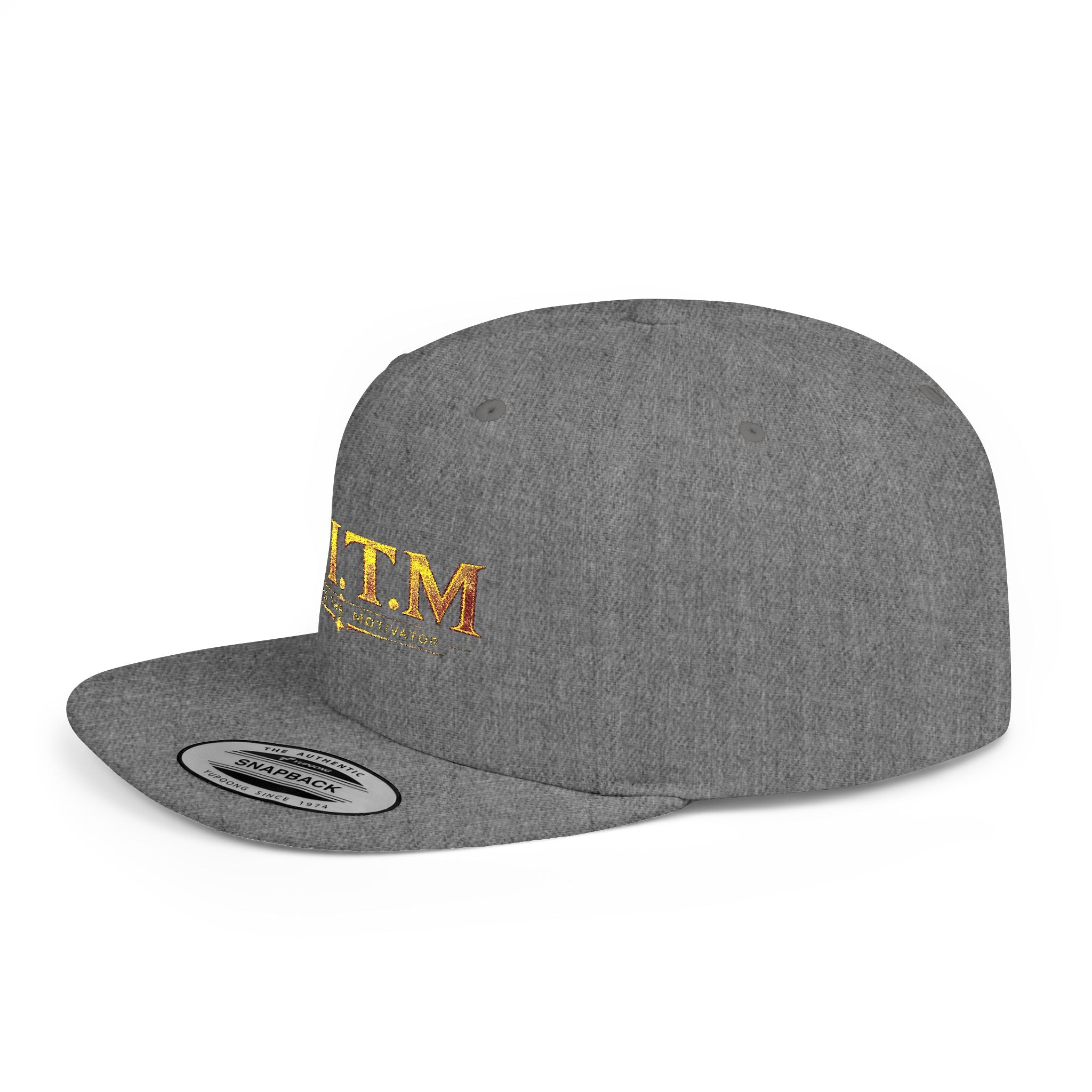 M.I.T.M. Gold Foil Flat Bill Snapback Hat