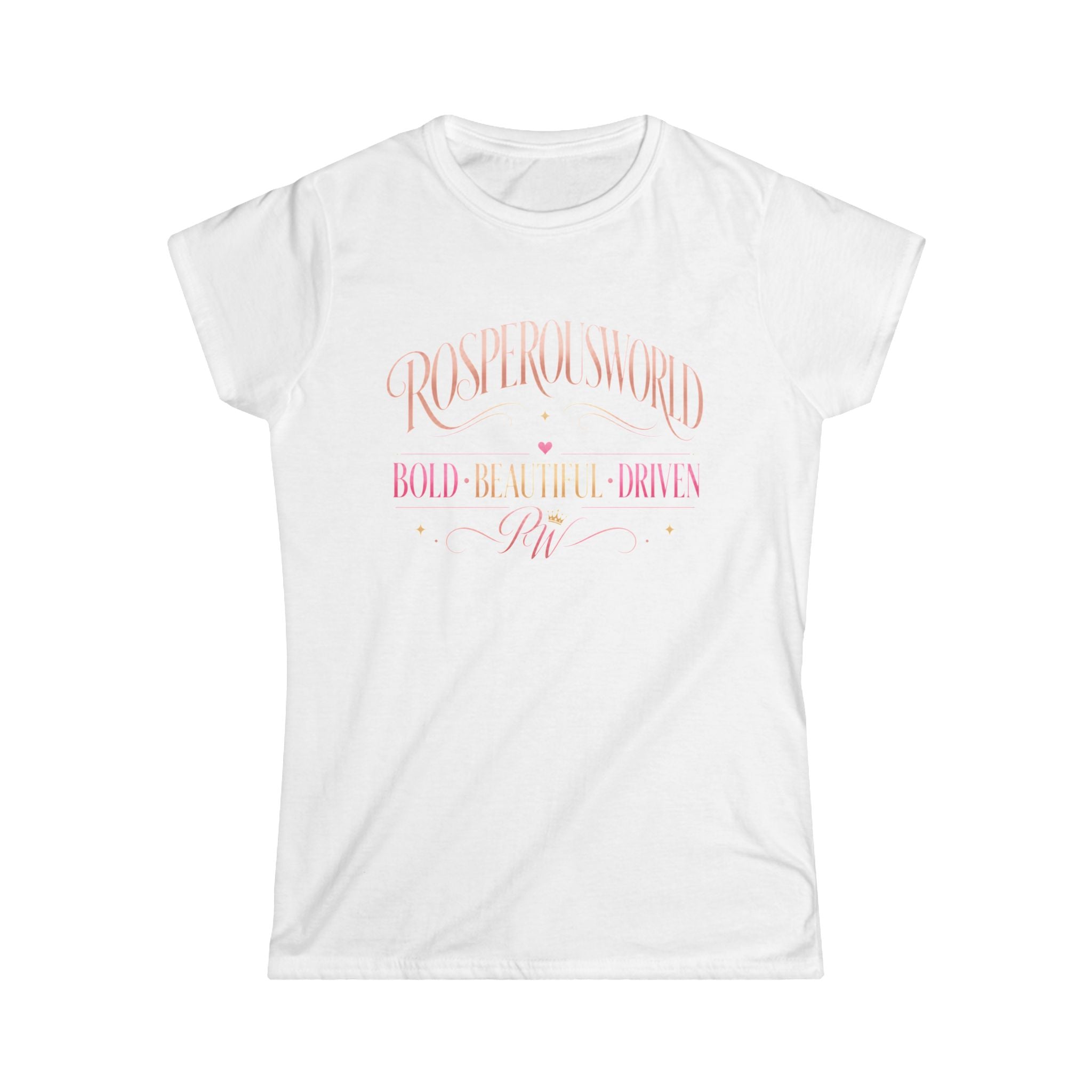 Inspirational Women's Tee — "Running to a New World: Bold, Brave, Driven"