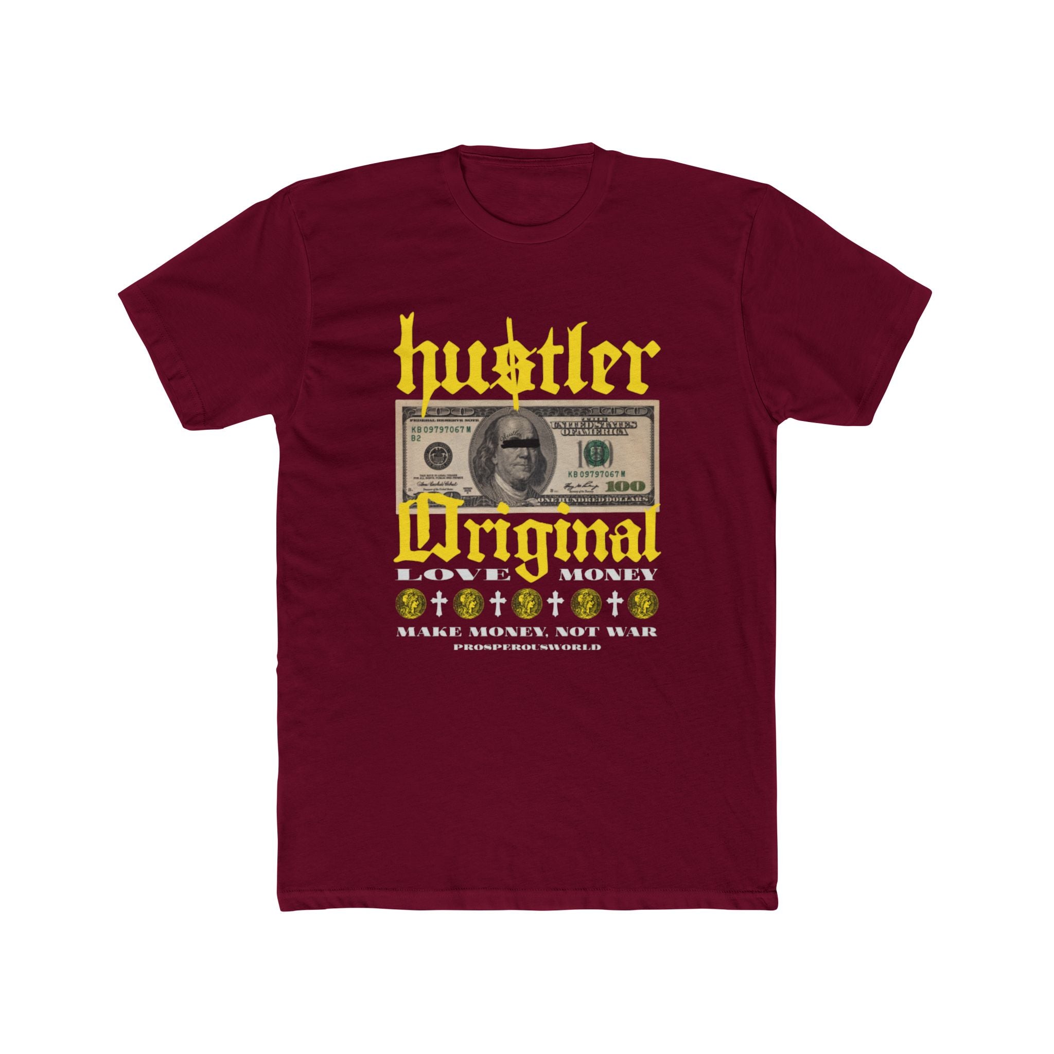 Hustler Original Money Tee — Graphic Dollar Bill Streetwear T-Shirt
