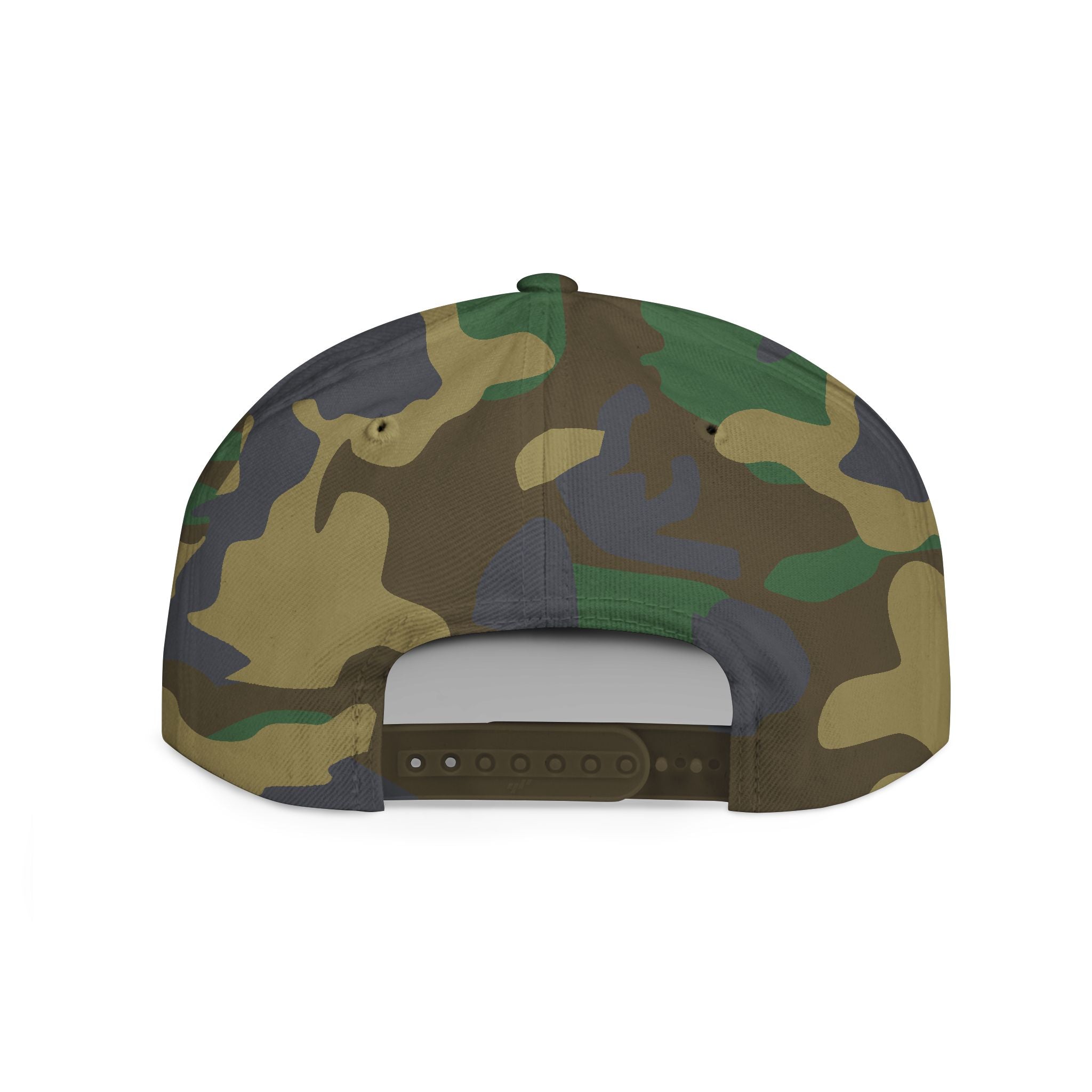 M.I.T.M. Gold Foil Flat Bill Snapback Hat — Stylish Urban Baseball Cap