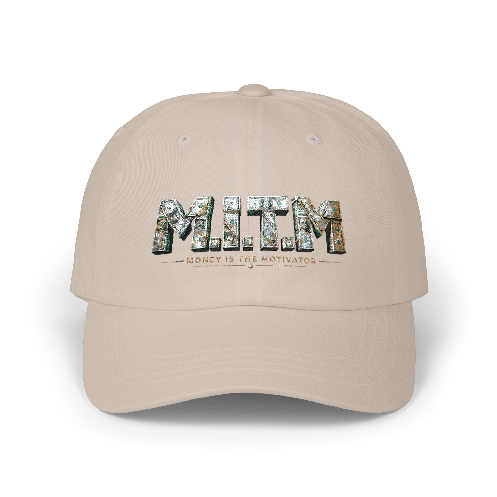 Dad Cap — 'M.I.T.M. (Money Is The Motivator)' Embroidered Baseball Hat