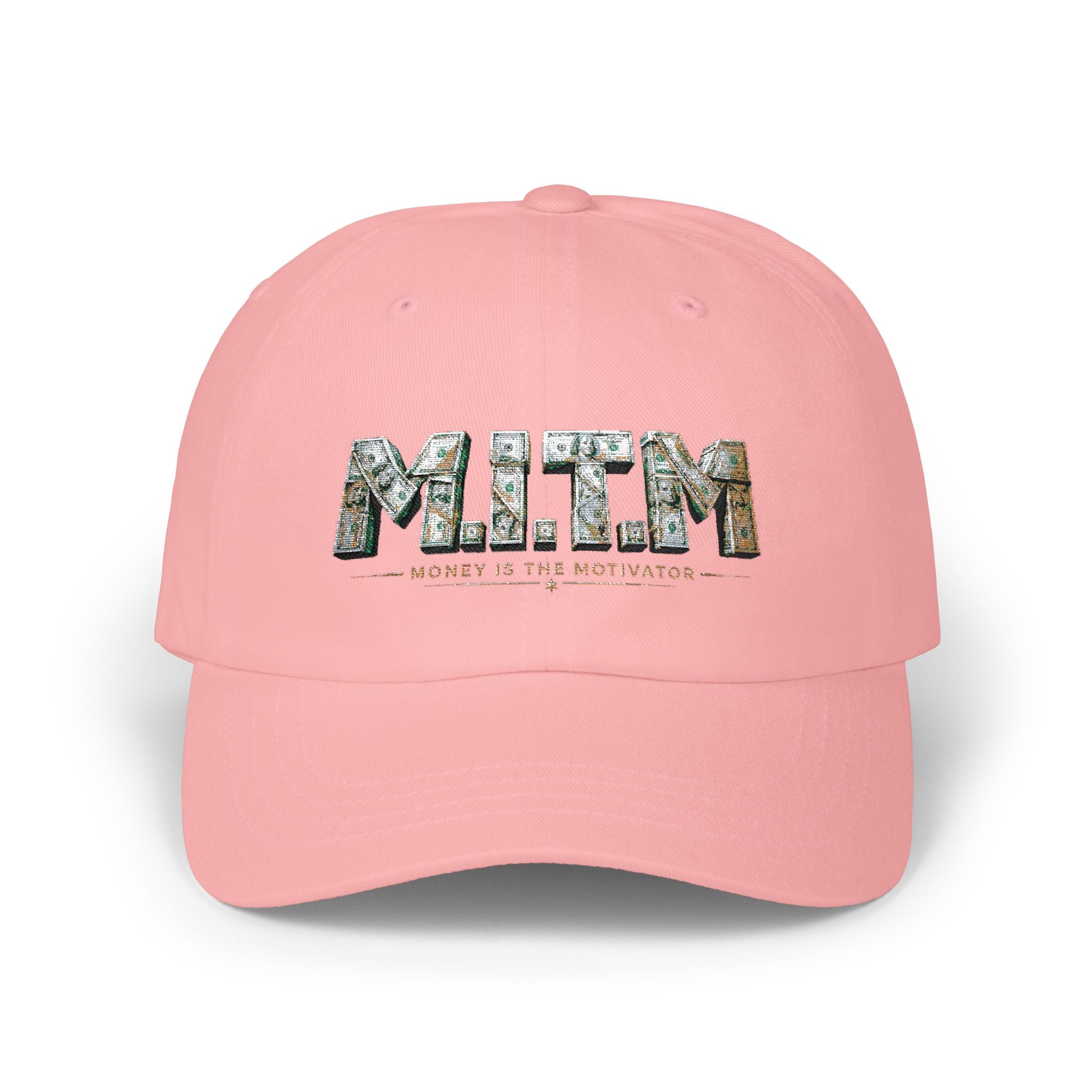 Dad Cap — 'M.I.T.M. (Money Is The Motivator)' Embroidered Baseball Hat