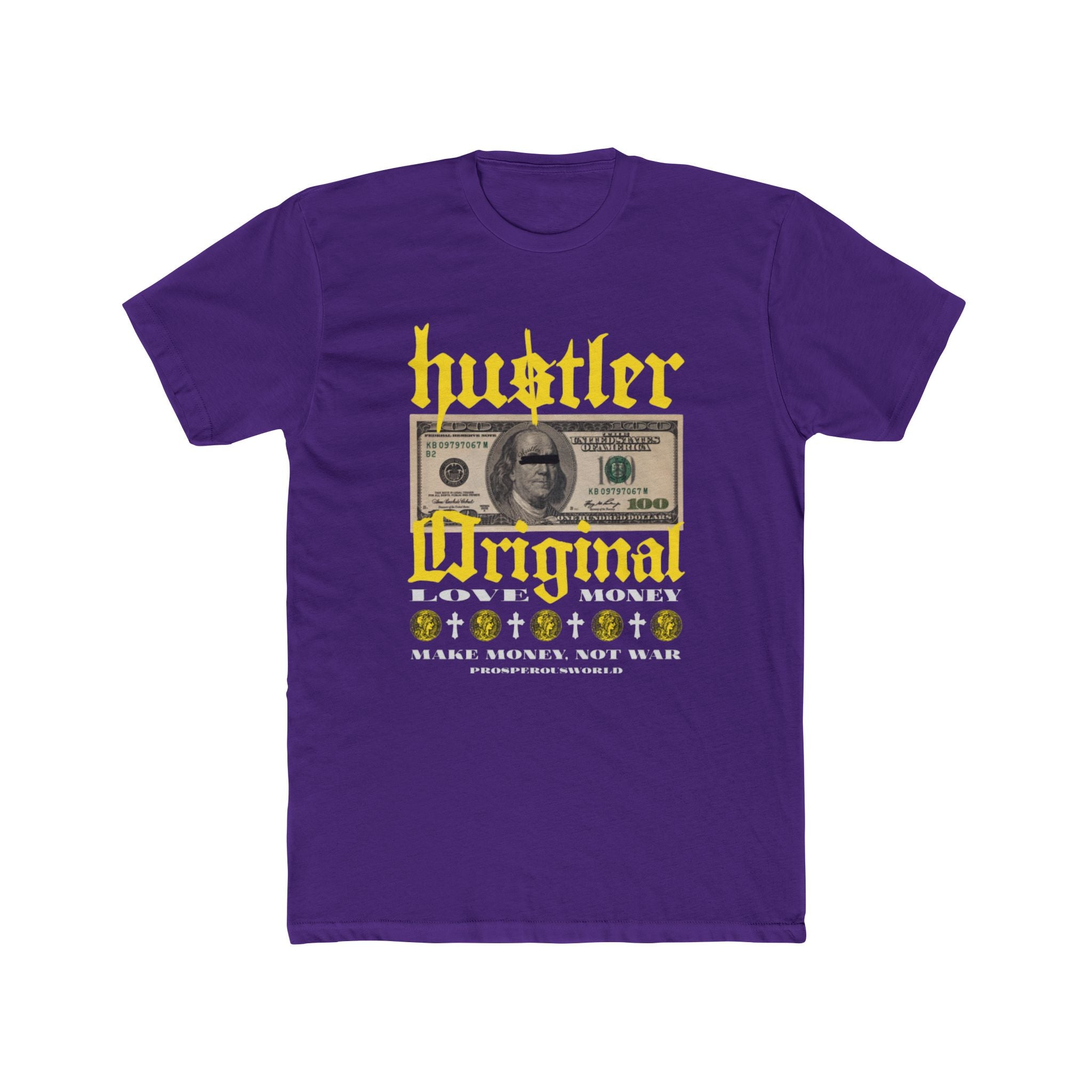 Hustler Original Money Tee — Graphic Dollar Bill Streetwear T-Shirt