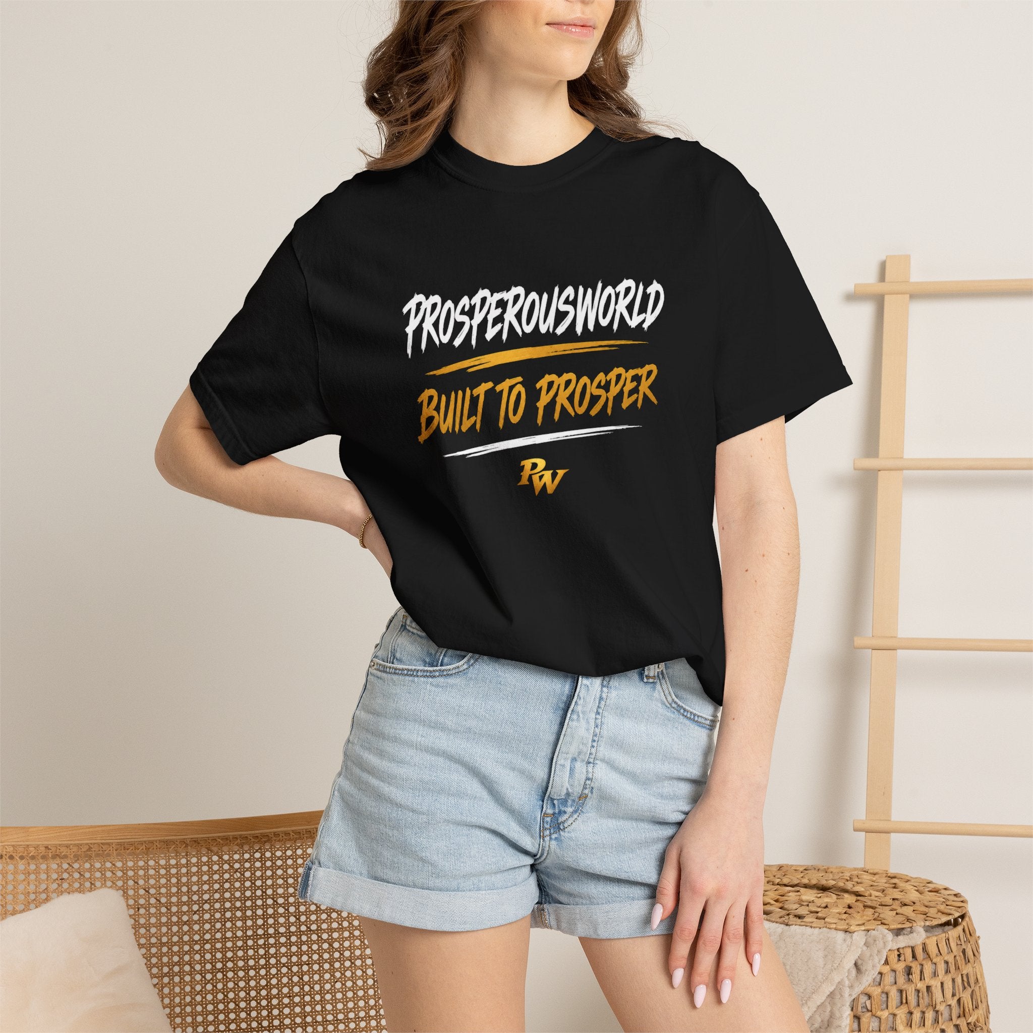 Built to Prosper Tee — Motivational Graphic T‑Shirt