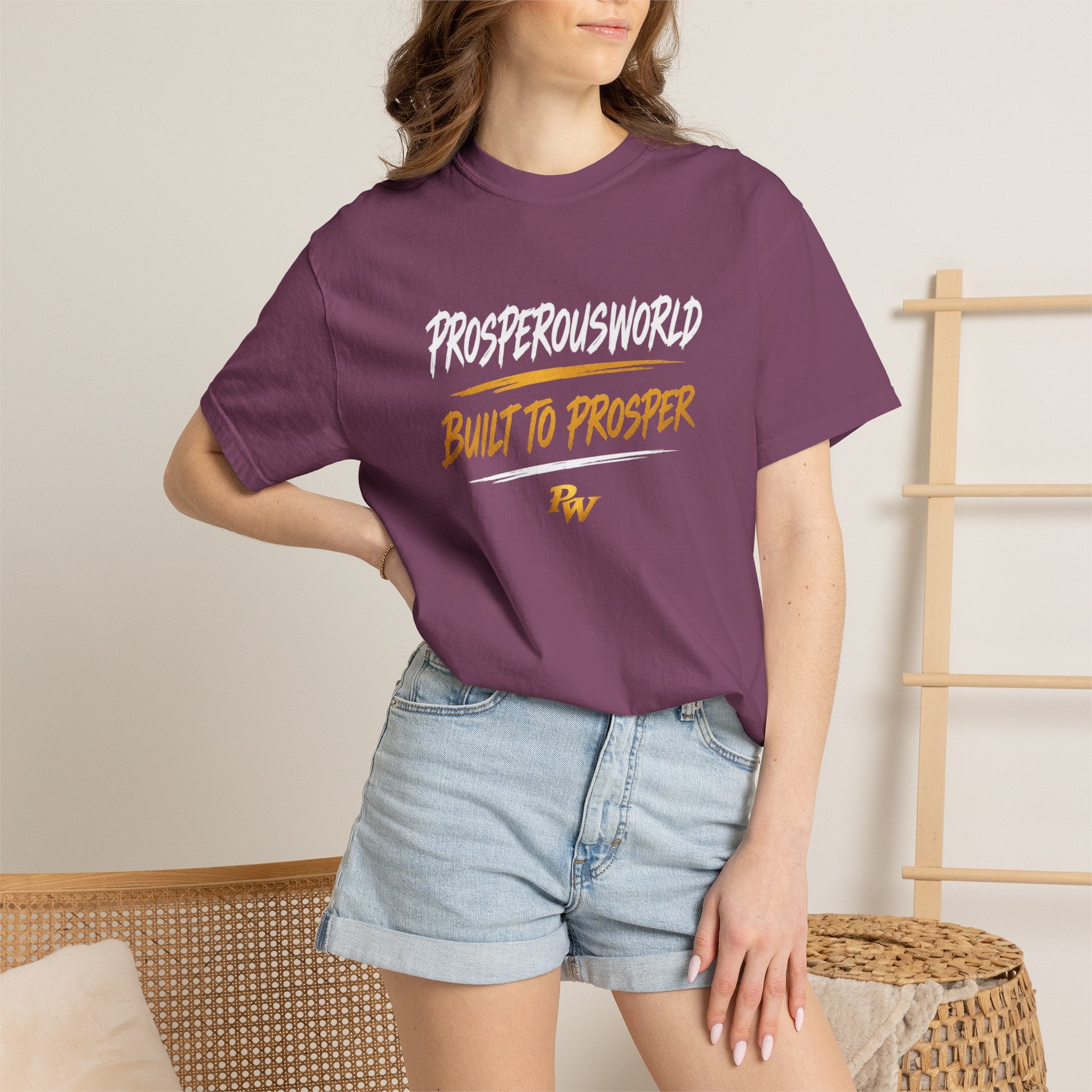 Built to Prosper Tee — Motivational Graphic T‑Shirt