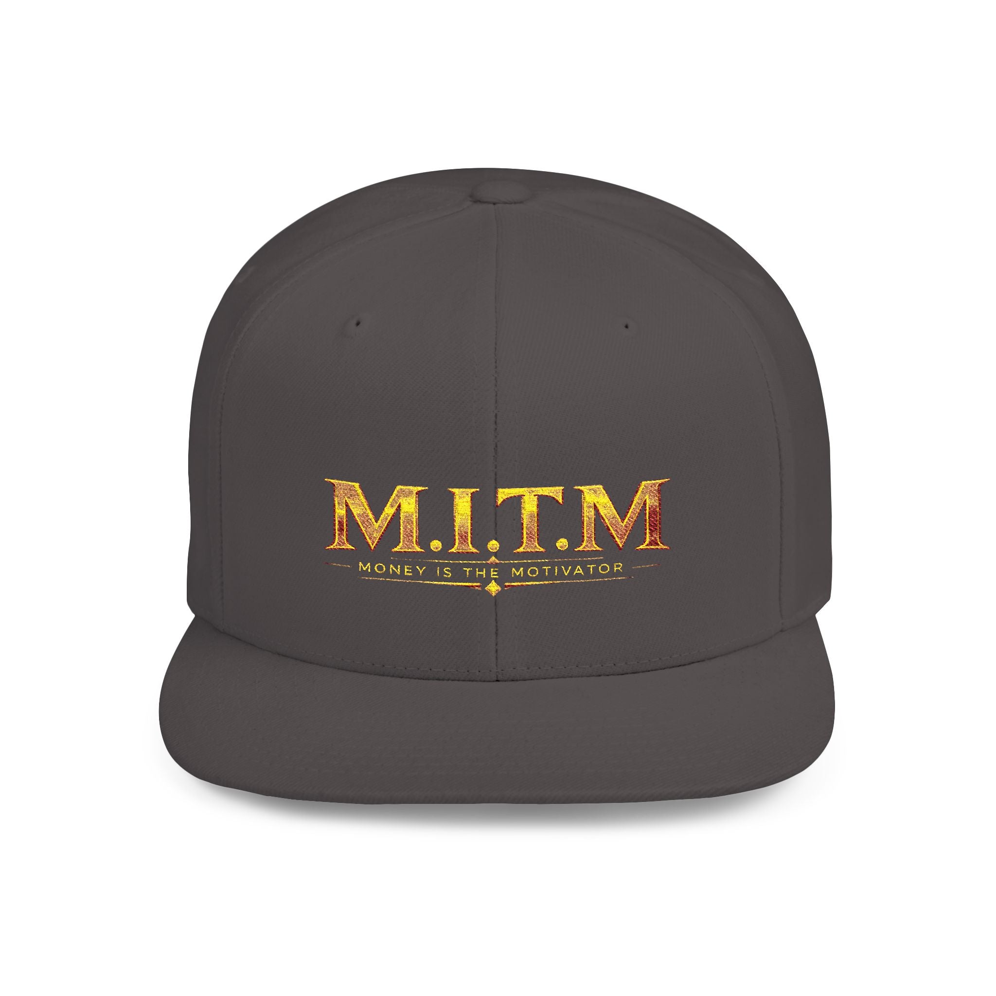 M.I.T.M. Gold Foil Flat Bill Snapback Hat