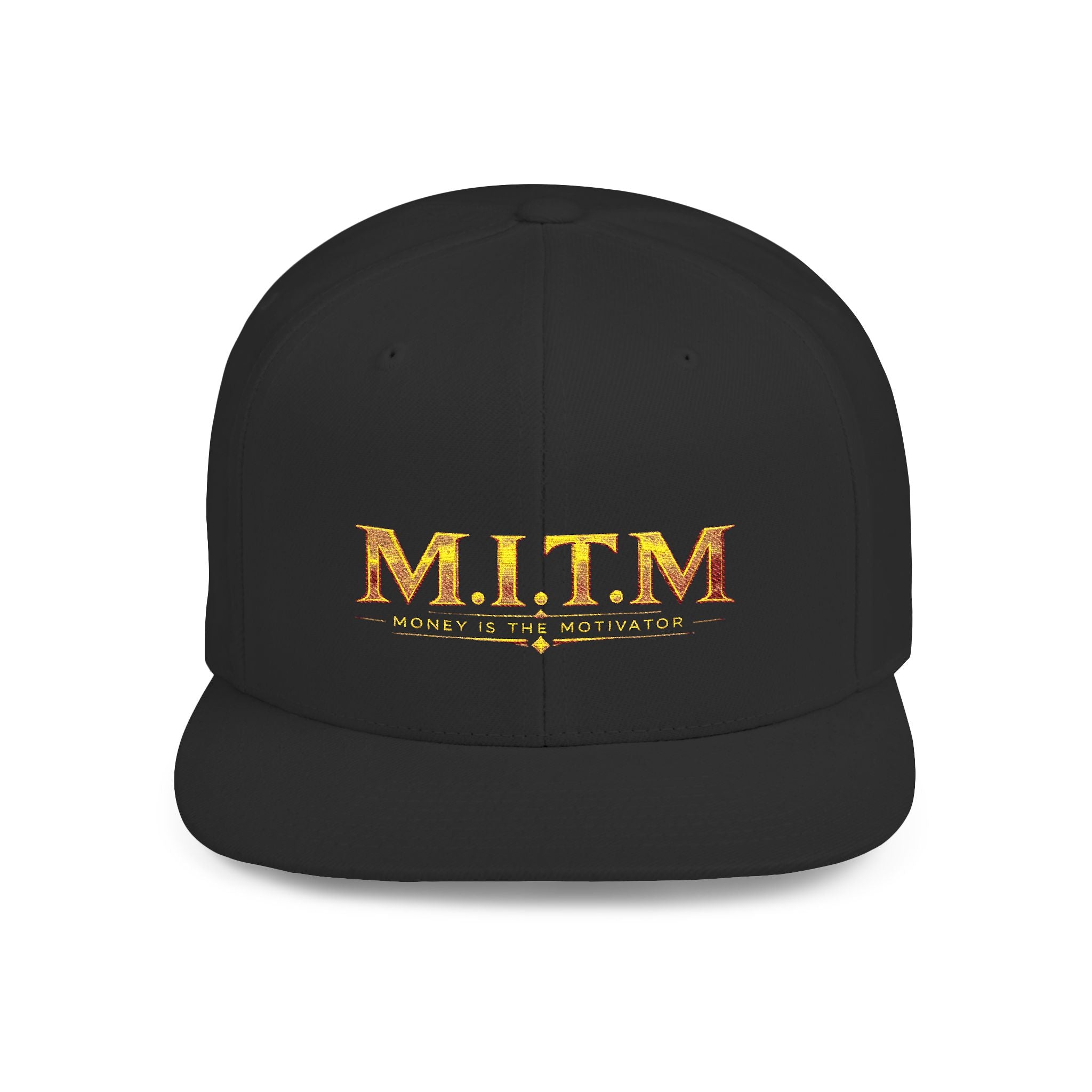 M.I.T.M. Gold Foil Flat Bill Snapback Hat